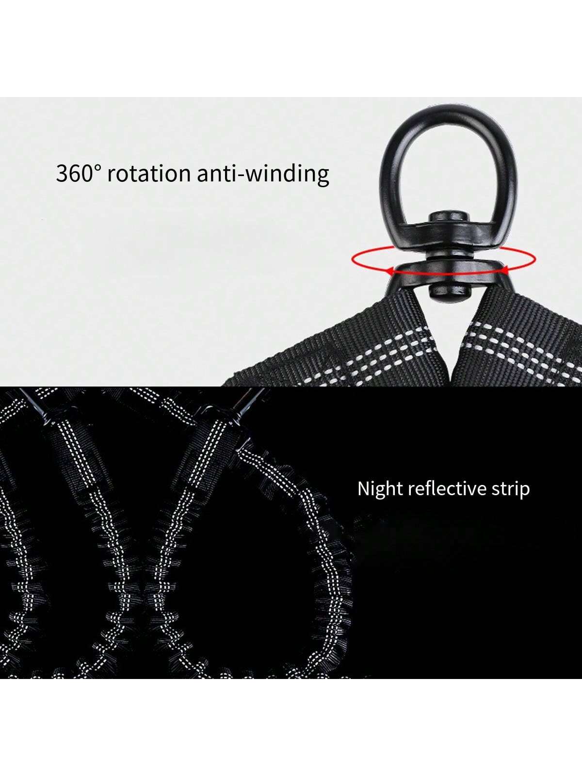 1Pc Leash 360° Swivel No Tangle Double Dog Walking & Training Leash Comfortable Shock Absorbing Reflective Bungee Lead Walk 2 Dogs With Easy