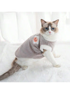Pet Clothes, Cat Clothes, Autumn/Winter Cat Vest, Warm & Cute Plush Cat Outfit