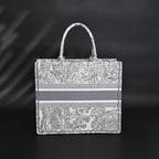 Christian Dior Large Book Tote – Toile de Jouy Embroidery
