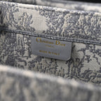Christian Dior Large Book Tote – Toile de Jouy Embroidery