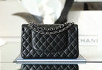 Chanel timeless classic Flap bag silver hardware