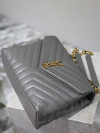 YSL Loulou Small Bag Gray