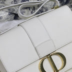 Dior 30 MONTAIGNE BAG Latte Box Calfskin