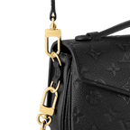 LV Pochette Métis East West Monogram Canvas Handle Crossbody Bag with Chain Strap and Leather Trim (21.5 x 13.5 x 6) cm